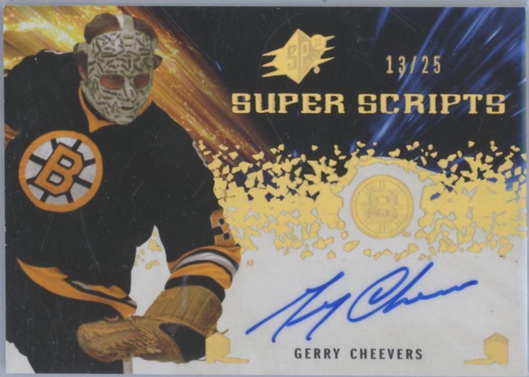 Gerry Cheevers [Gold] #SS-GC