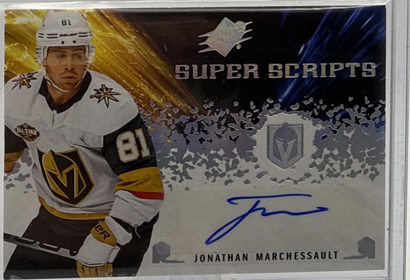 Jonathan Marchessault [Gold] #SS-JM
