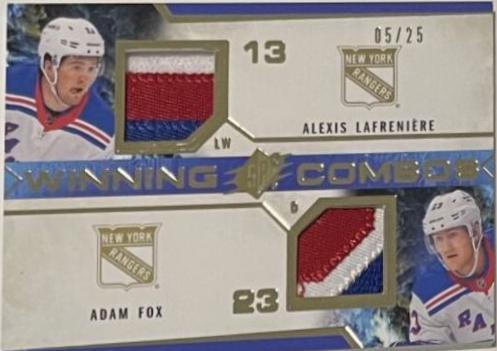 Alexis Lafreniere, Adam Fox [Premium] #WC-ALAF