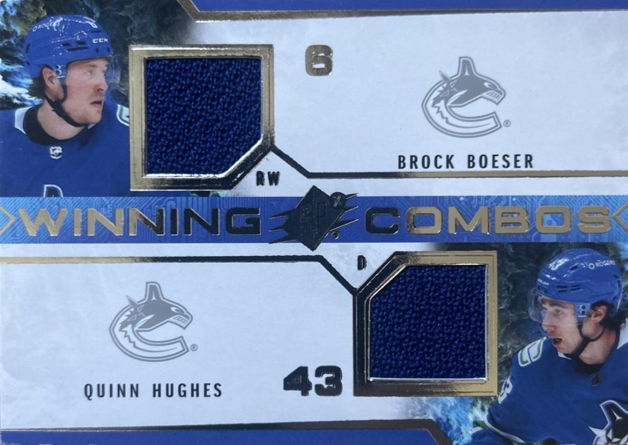 Brock Boeser, Quinn Hughes #WC-BBQH