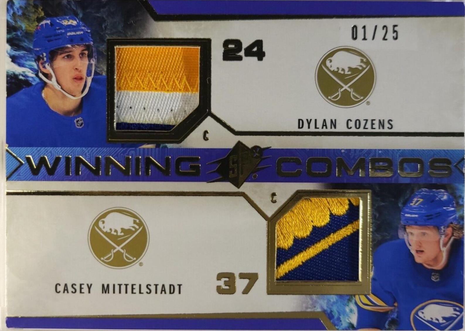 Dylan Cozens, Casey Mittelstadt [Autograph Premium] #WC-DCCM