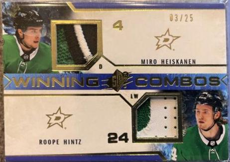 Miro Heiskanen, Roope Hintz [Autograph Premium] #WC-MHRH