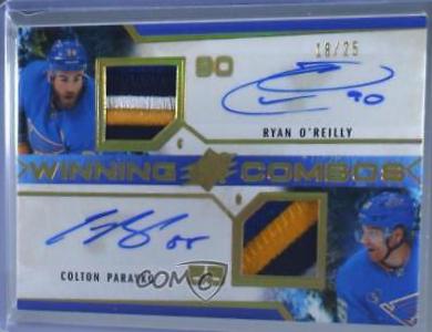 Ryan O'Reilly, Colton Parayko [Autograph Premium] #WC-ROCP