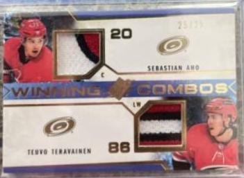 Sebastian Aho, Teuvo Teravainen [Premium] #WC-SATT