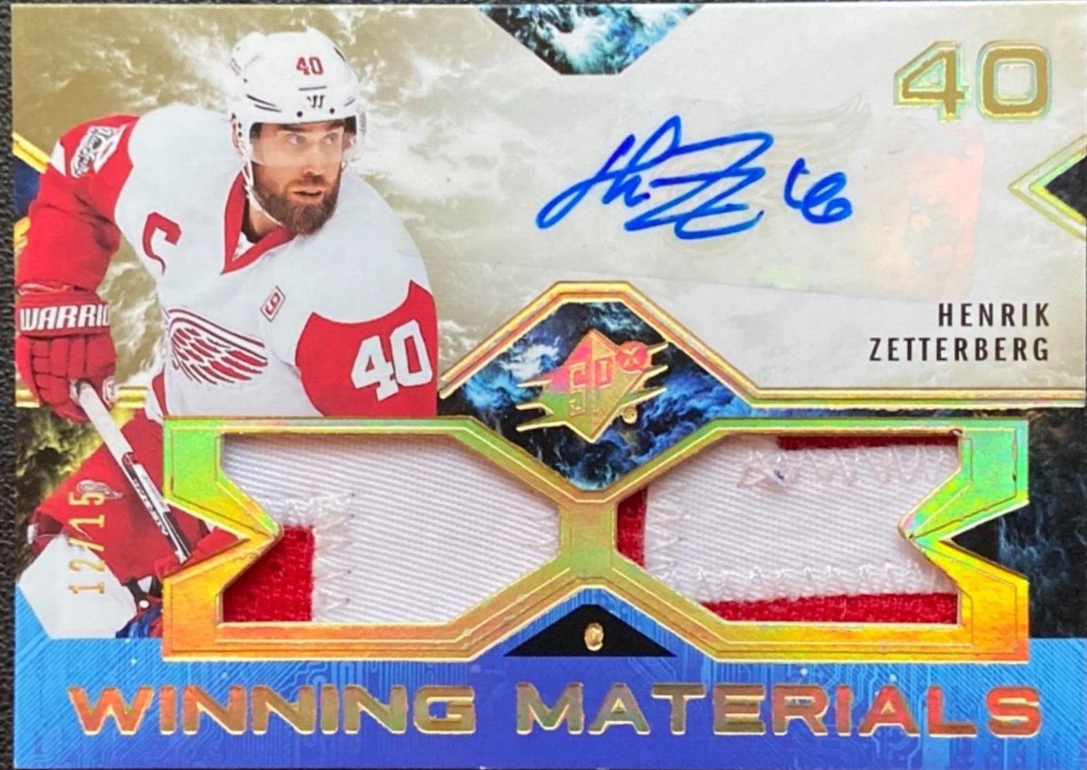 Henrik Zetterberg [Autograph Premium] #WM-HZ