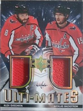 Alex Ovechkin, Nicklas Backstrom [Patch] #UTM-BO