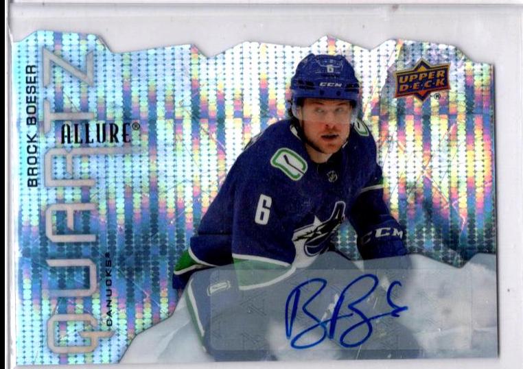 Brock Boeser [Blue Autograph] #AQ-BB