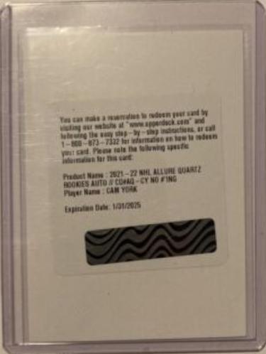 Cam York [Autograph] #AQ-CY