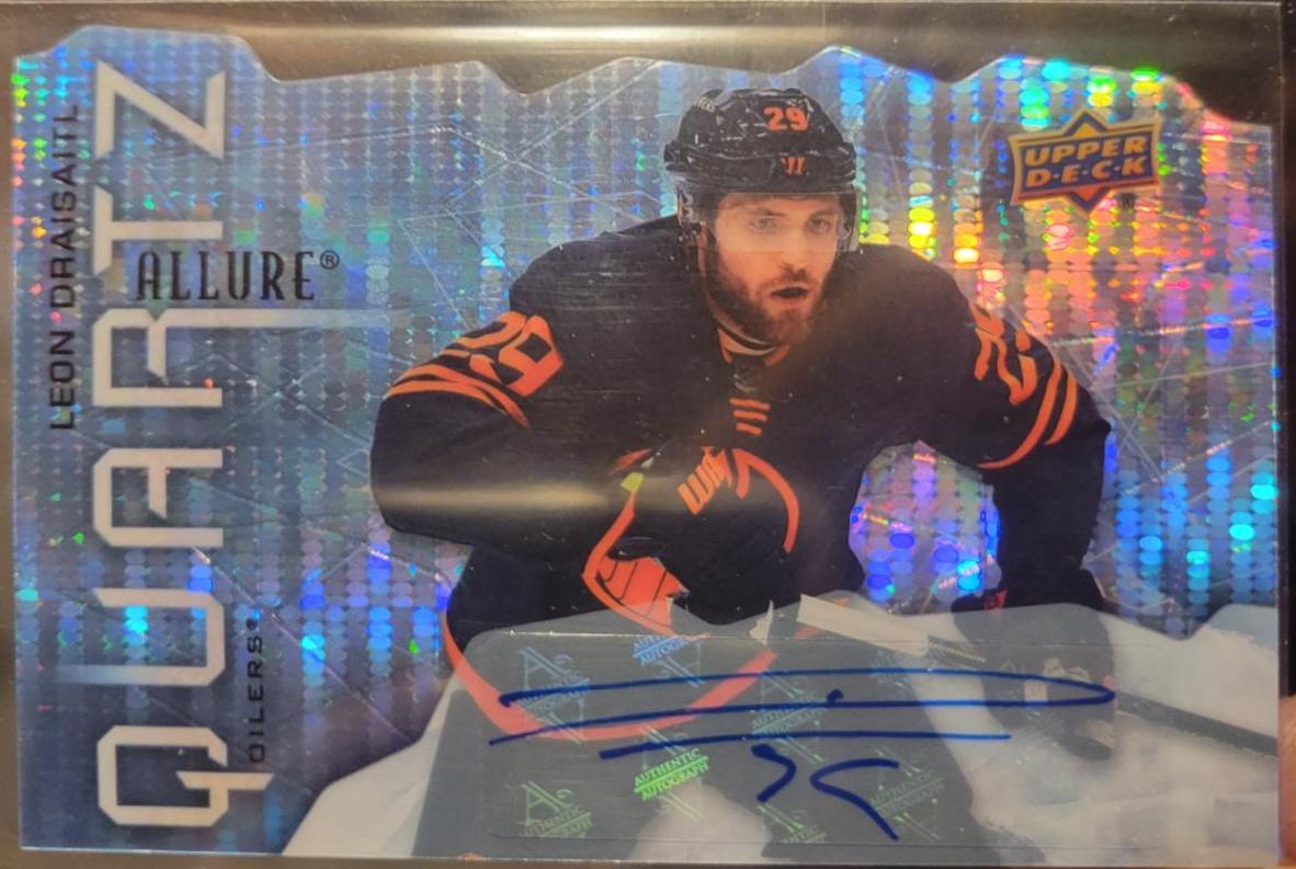 Leon Draisaitl [Blue Autograph] #AQ-LD