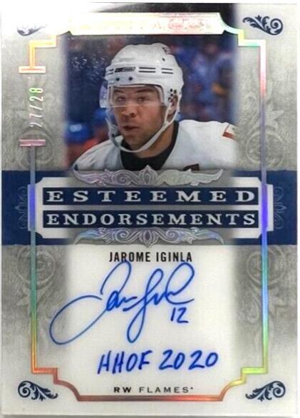 Jarome Iginla 'HHOF 2020' #EE-JI