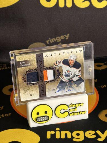 Leon Draisaitl [Autograph Patch Purple] #TS-LD