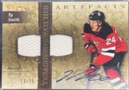 Ty Smith [Autograph Patch Purple] #TS-SM