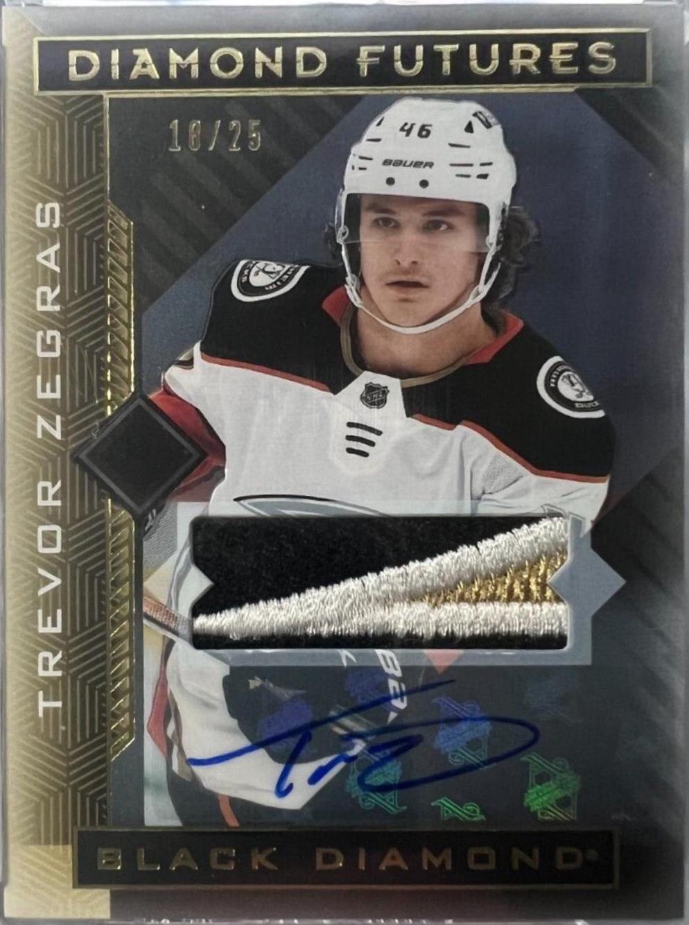 Trevor Zegras [Premium Relic Autograph] #BDF-TZ