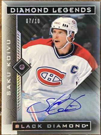 Saku Koivu [Purple Relic Autograph] #BDL-SK