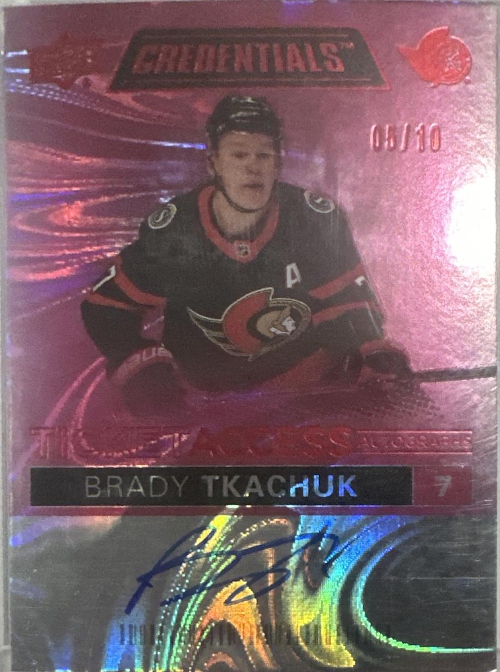 Brady Tkachuk [Red] #TAA-BT