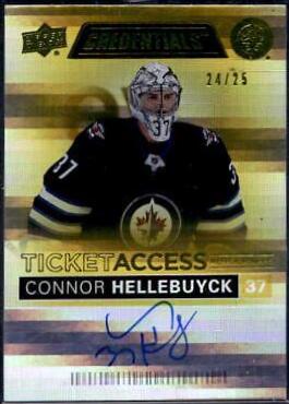 Connor Hellebuyck [Yellow] #TAA-CH