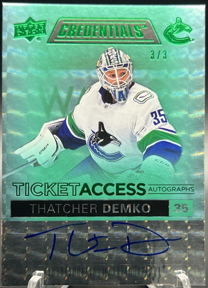 Thatcher Demko [Green] #TAA-TD