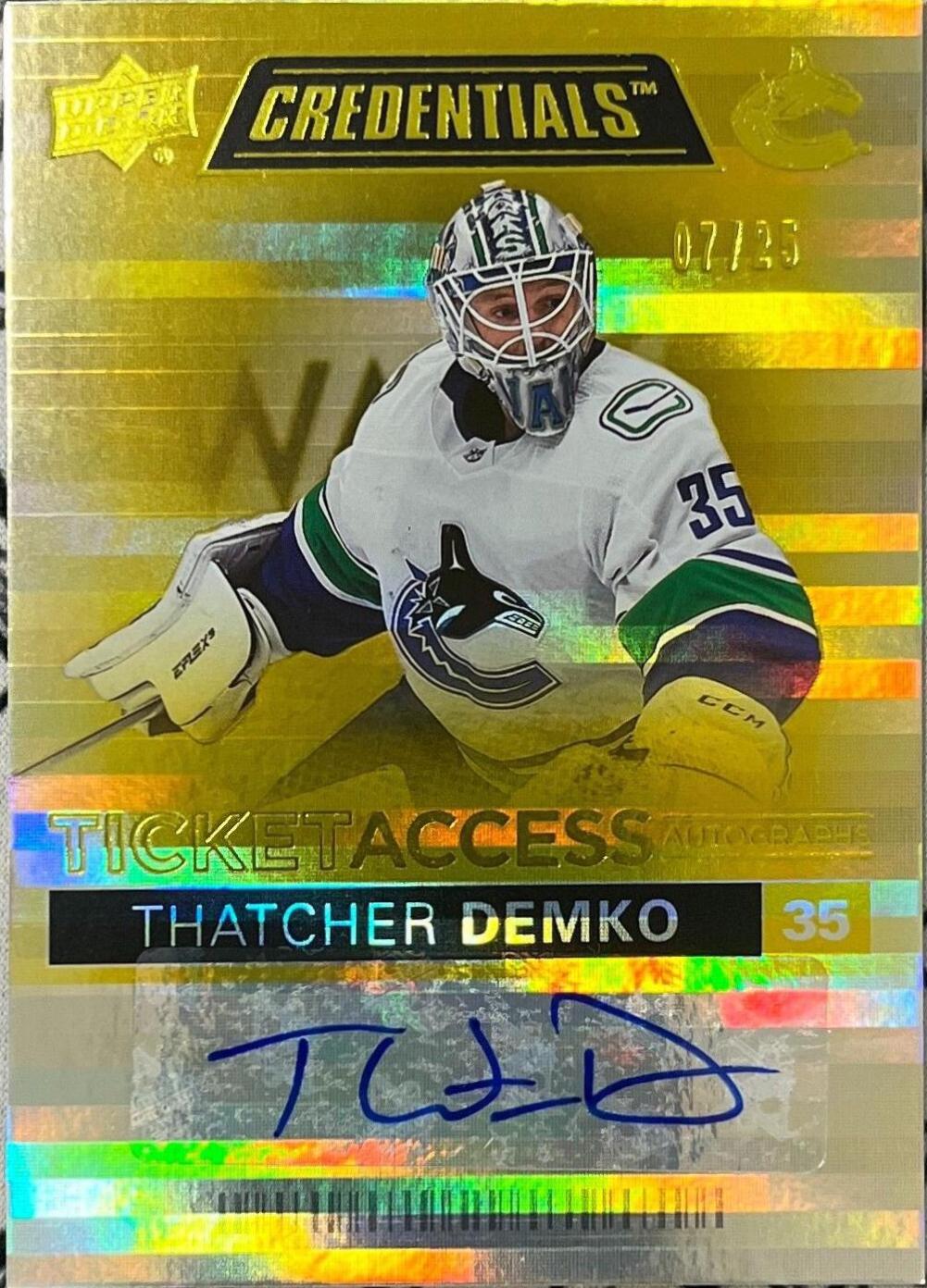 Thatcher Demko [Yellow] #TAA-TD