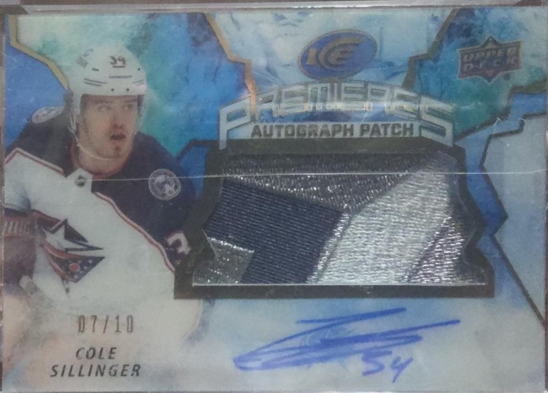Cole Sillinger [Autograph Patch] #IP-CS