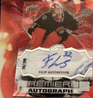Filip Gustavsson [Autograph] #IPA-FG