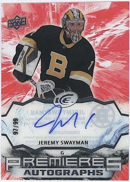 Jeremy Swayman [Autograph] #IPA-JS