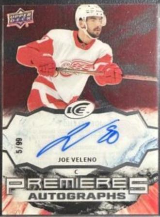 Joe Veleno [Autograph] #IPA-JV