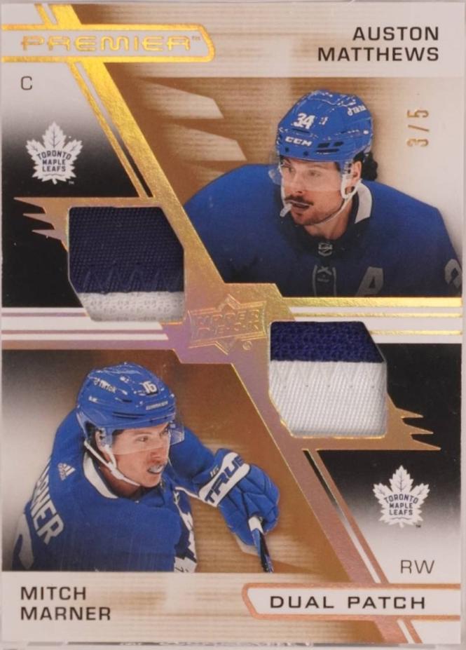 Auston Matthews / Mitch Marner [Patch] #PD-MM