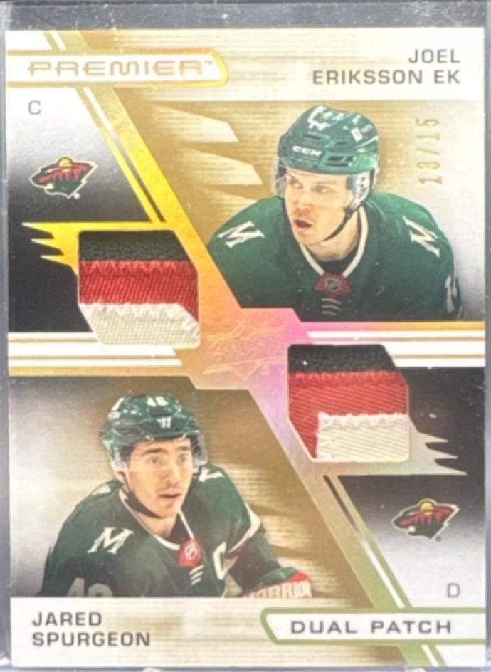 Joel Eriksson Ek / Jared Spurgeon [Patch] #PD-SE