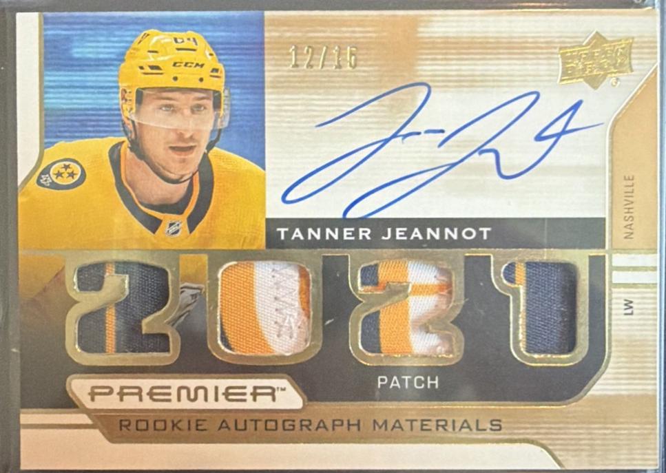 Tanner Jeannot [Patch] #PRA-TJ