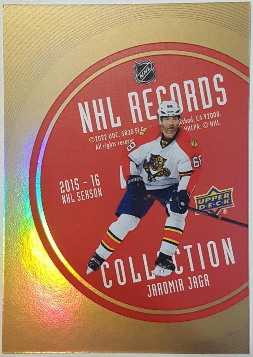 Jaromir Jagr [Gold] #RB-15