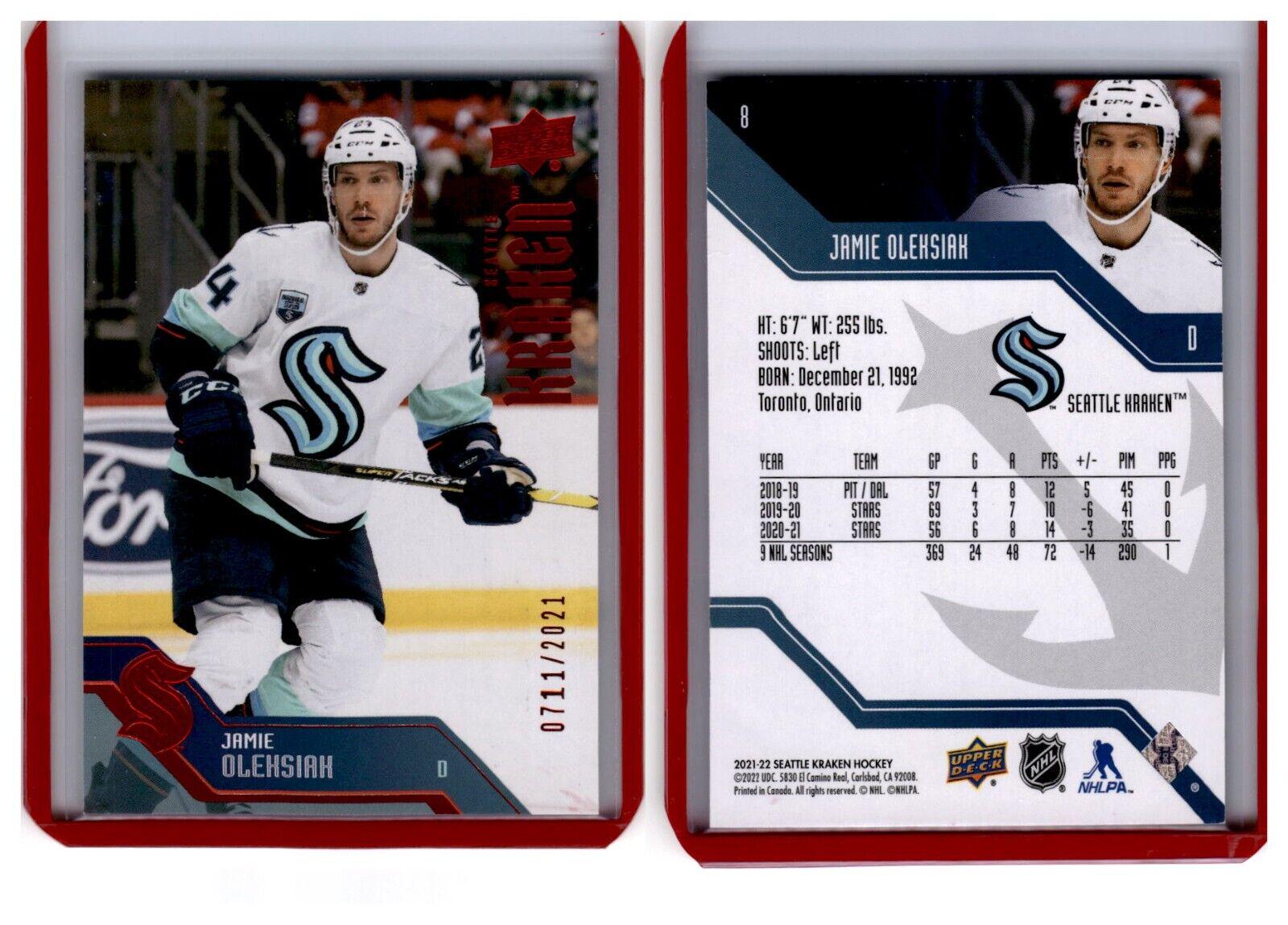 Jamie Oleksiak [Red] #8