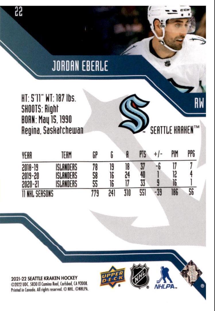Jordan Eberle [Gold] #22