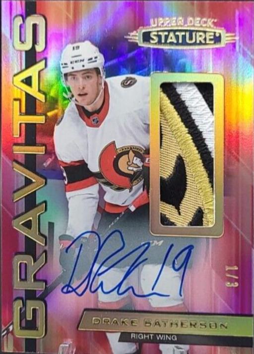 Drake Batherson [Autograph Patch Red] #G-12