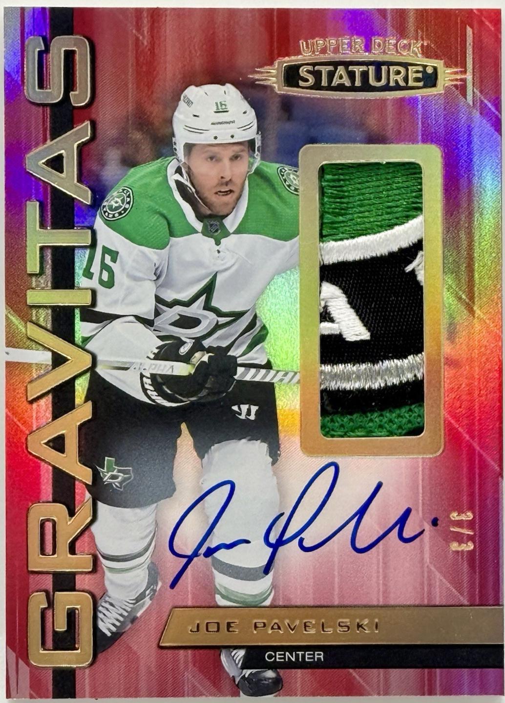 Joe Pavelski [Autograph Patch Red] #G-7