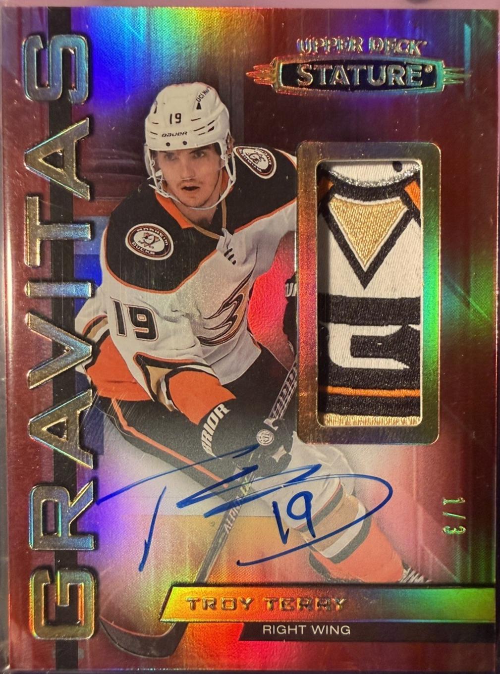 Troy Terry [Autograph Patch Red] #G-21