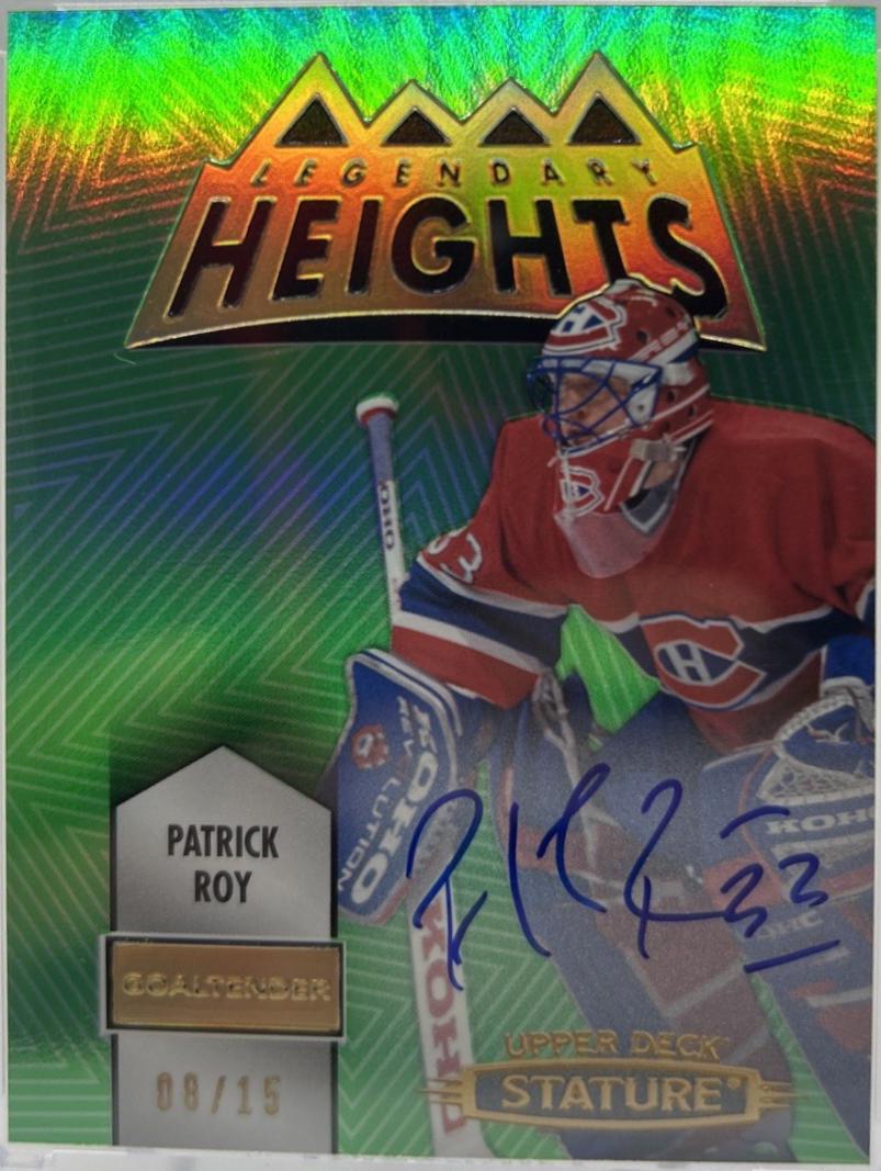 Patrick Roy [Autograph Green] #LH-19