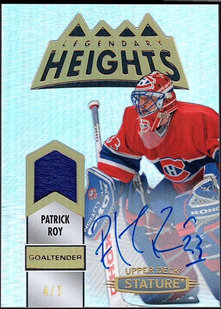 Patrick Roy [Autograph Material] #LH-19