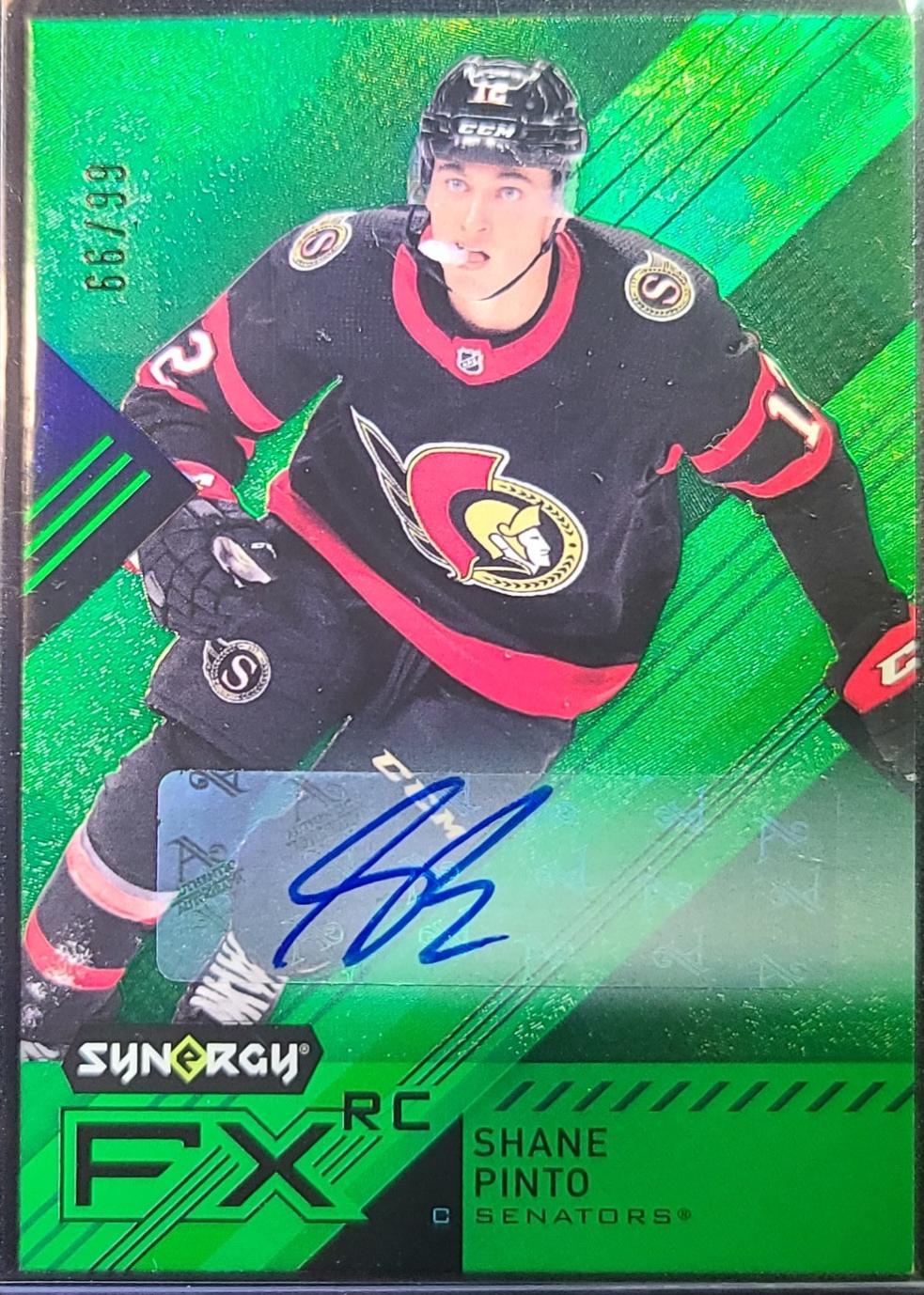 Shane Pinto [Green Autograph] #FXR-SP