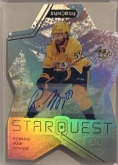 Roman Josi [Gold Autograph] #SQ-11
