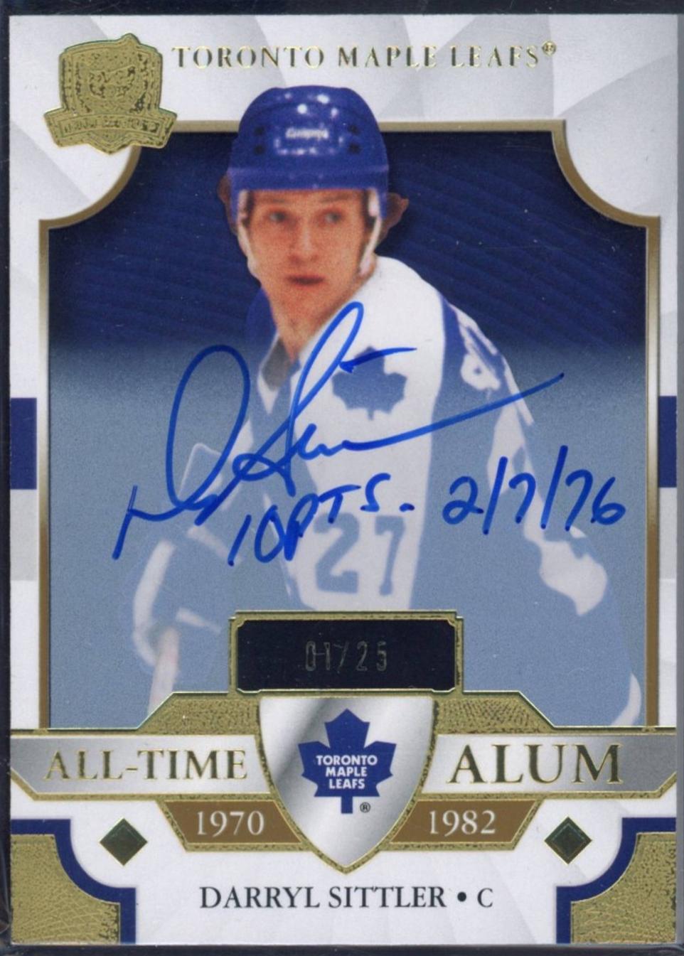 Darryl Sittler [Gold Autograph] #ATA-DS