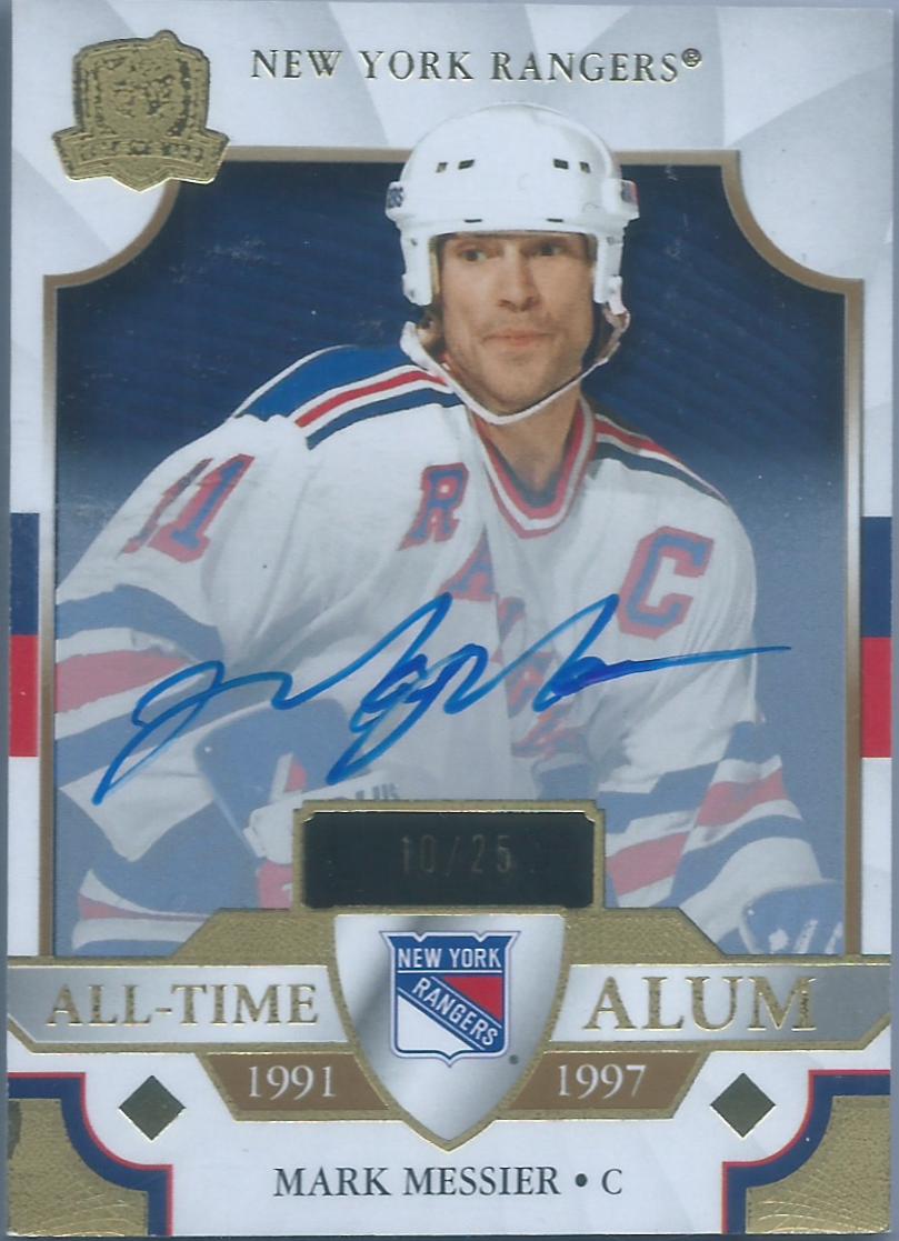 Mark Messier [Gold Autograph] #ATA-MM
