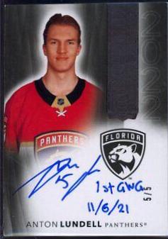 Anton Lundell [Black Autograph] #2022-AL