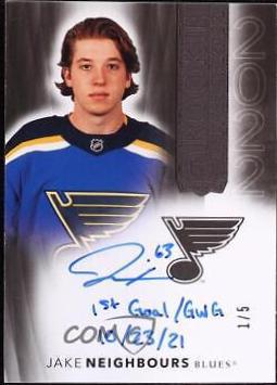 Jake Neighbours [Black Autograph] #2022-JN