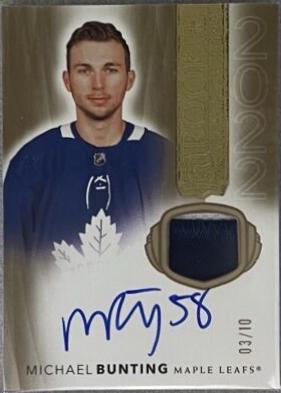 Michael Bunting [Gold Autograph Patch] #2022-BU