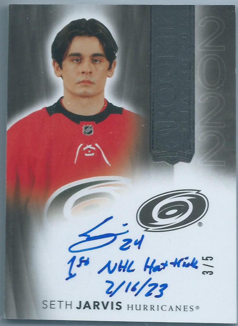 Seth Jarvis [Black Autograph] #2022-SJ