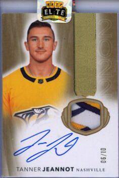 Tanner Jeannot [Gold Autograph Patch] #2022-TJ
