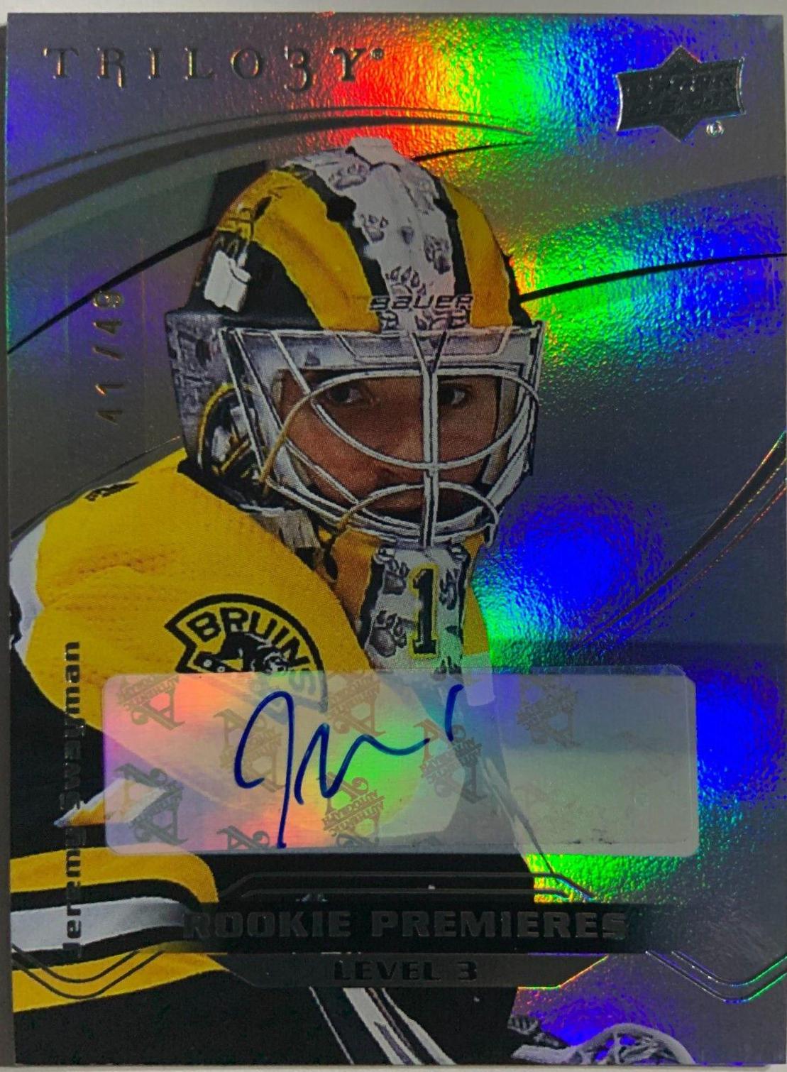 Jeremy Swayman [Autograph] #75