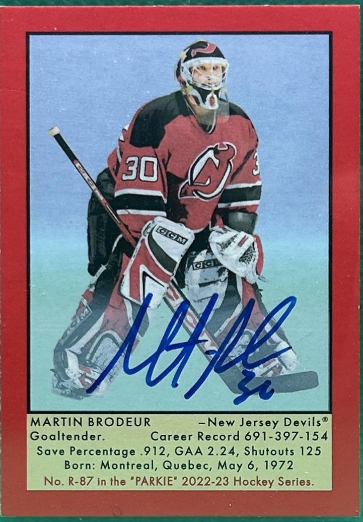 Martin Brodeur [Red] #R-87