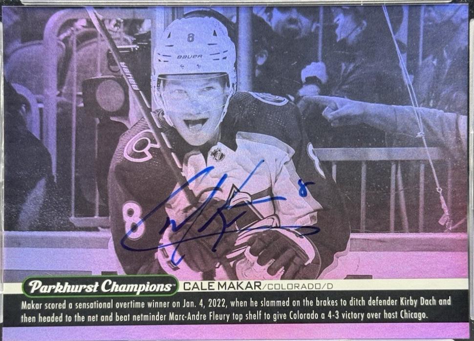Cale Makar [Autograph] #WI-25