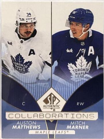 Auston Matthews, Mitch Marner [Blue] #C-21